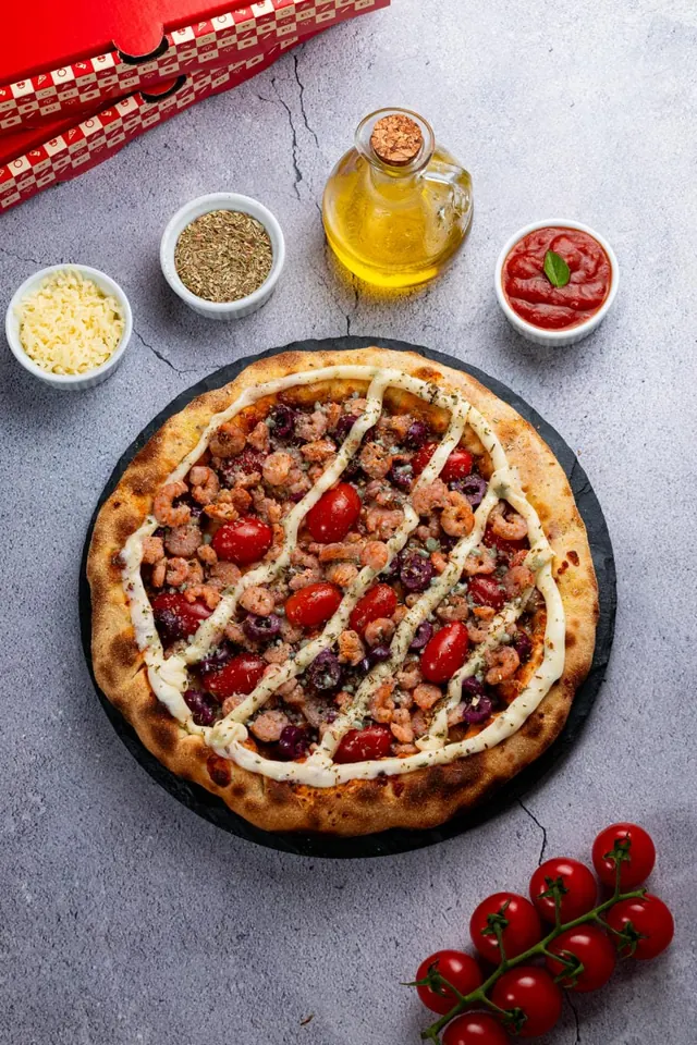 Pizza Boo Camarão Especial
