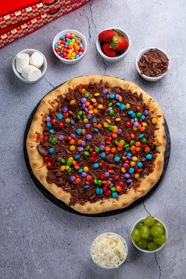Pizza Boo Confete Preto